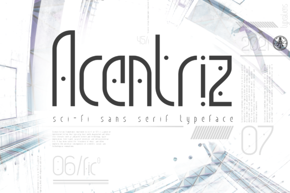 Acentriz: A Modern Display Font for Creative Branding