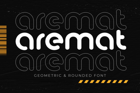 Aremat: The Geometric Font That Elevates Campaign Design
