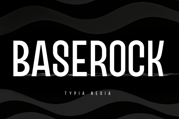 Baserock Display Font for Creative Projects