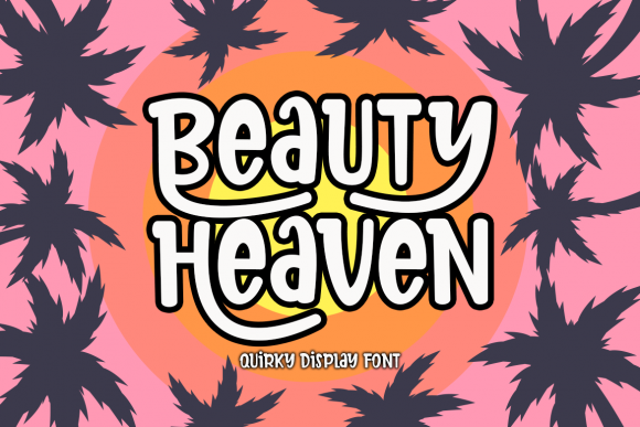 Beauty Heaven: A Playful Display Font for Editorial Design