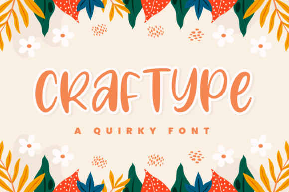 Craftype: A Playful Font for Creative Branding Projects