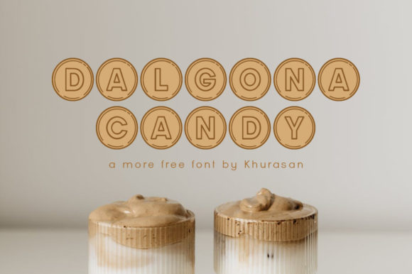 Dalgona Candy Font for Modern Branding Projects