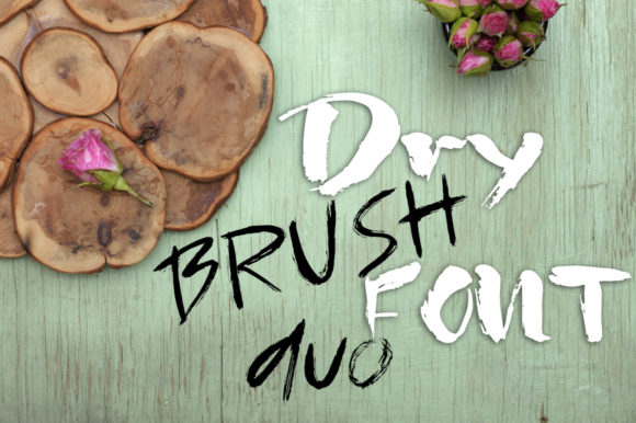 Dry Brush Duo Font for Handmade Creativity