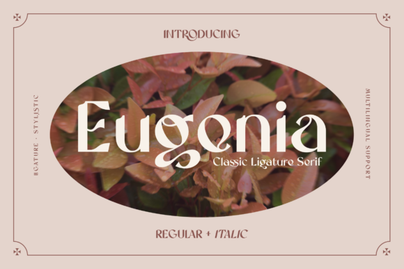 Eugenia: A Display Font That Elevates Handmade Creations