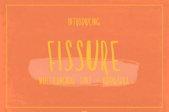 Fissure Font for Modern Editorial Design