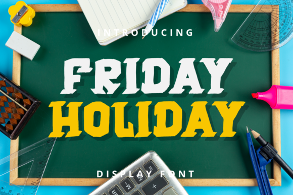 Friday Holiday Font for Bold Branding and Professional Design