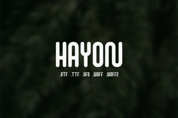 Hayon: A Display Font That Elevates Handmade Creations