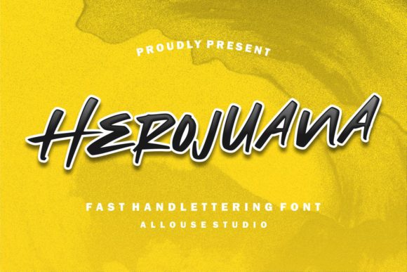 Herojuana Font for Bold Digital Branding