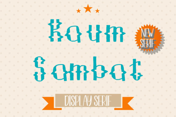 Kaum Sambat: A Display Font for Creative Web Projects