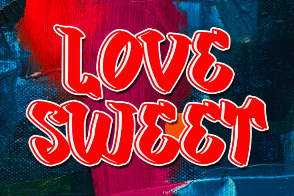 Love Sweet: A Display Font for Creative Branding Projects
