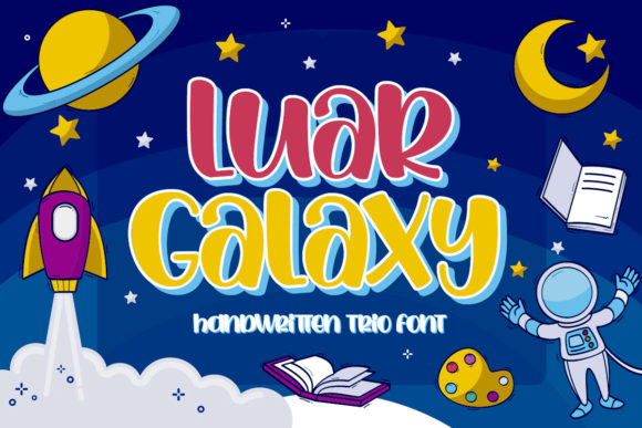 Luar Galaxy Font for Trendy Branding and Display Needs