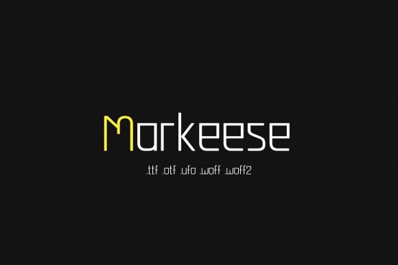 Markeese Display Font for Editorial Design and Branding