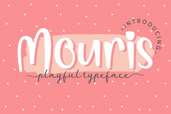 Mouris Font for Handmade Projects and Creative Designs