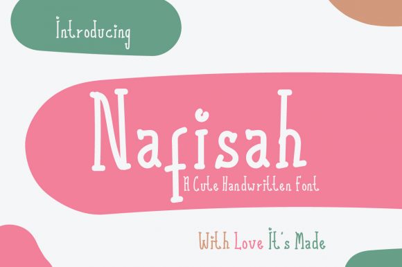 Nafisah: A Sweet Display Font for Editorial Design