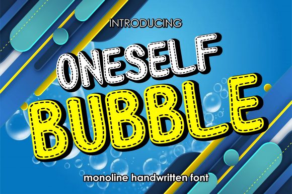 Oneself Bubble: A Playful Display Font for Creative Projects