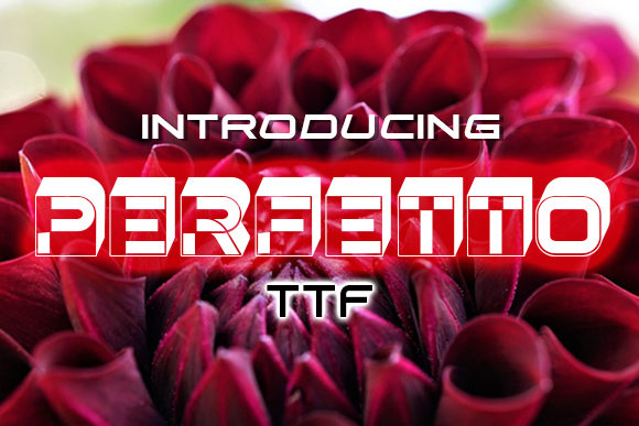 Perfetto: A 3D Display Font for Creative Makers