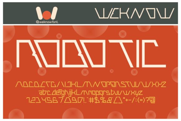 Robotic Display Font for Timeless Editorial Design