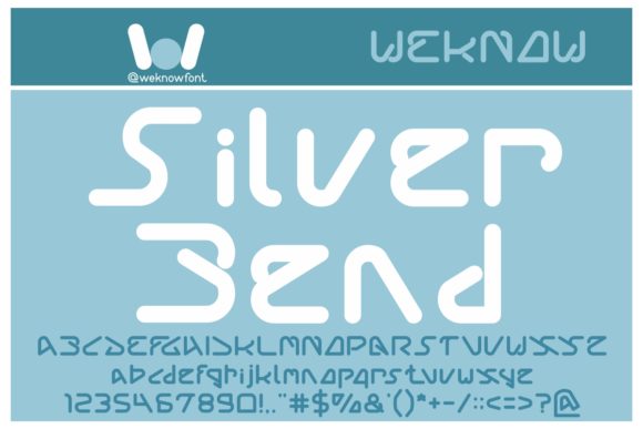 Silver Bend Display Font for Stylish Editorial Design