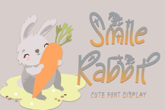 Smile Rabbit Font for Handmade Creations and Branding