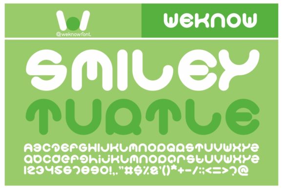 Smiley Turtle Font Review and Download