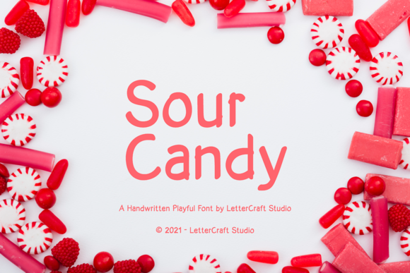 Sour Candy Font for Modern Business Branding