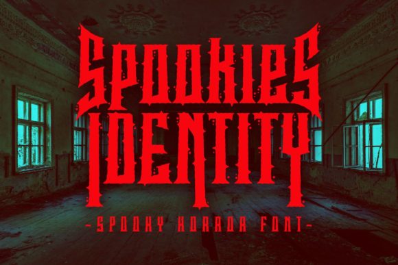 Spookies Identity: A Bold Display Font for Digital Creatives