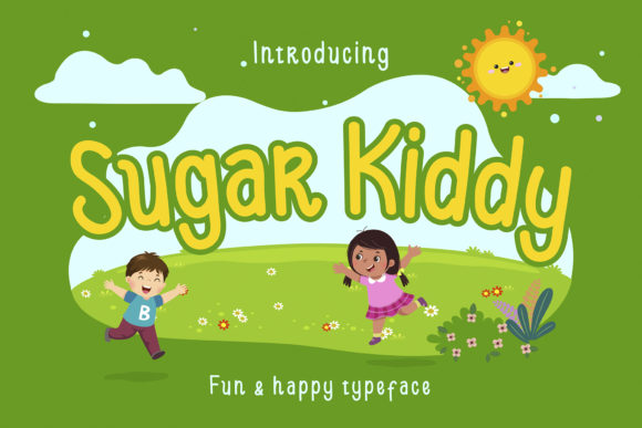 Sugar Kiddy: A Charming Display Font for Web Design
