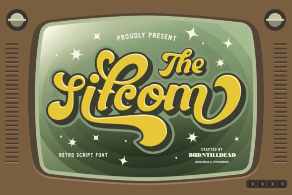 The Sitcom Font for Bold and Nostalgic Branding