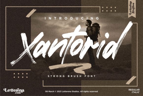 Xantorid: A Cool, Rough Display Font for Bold Web Design
